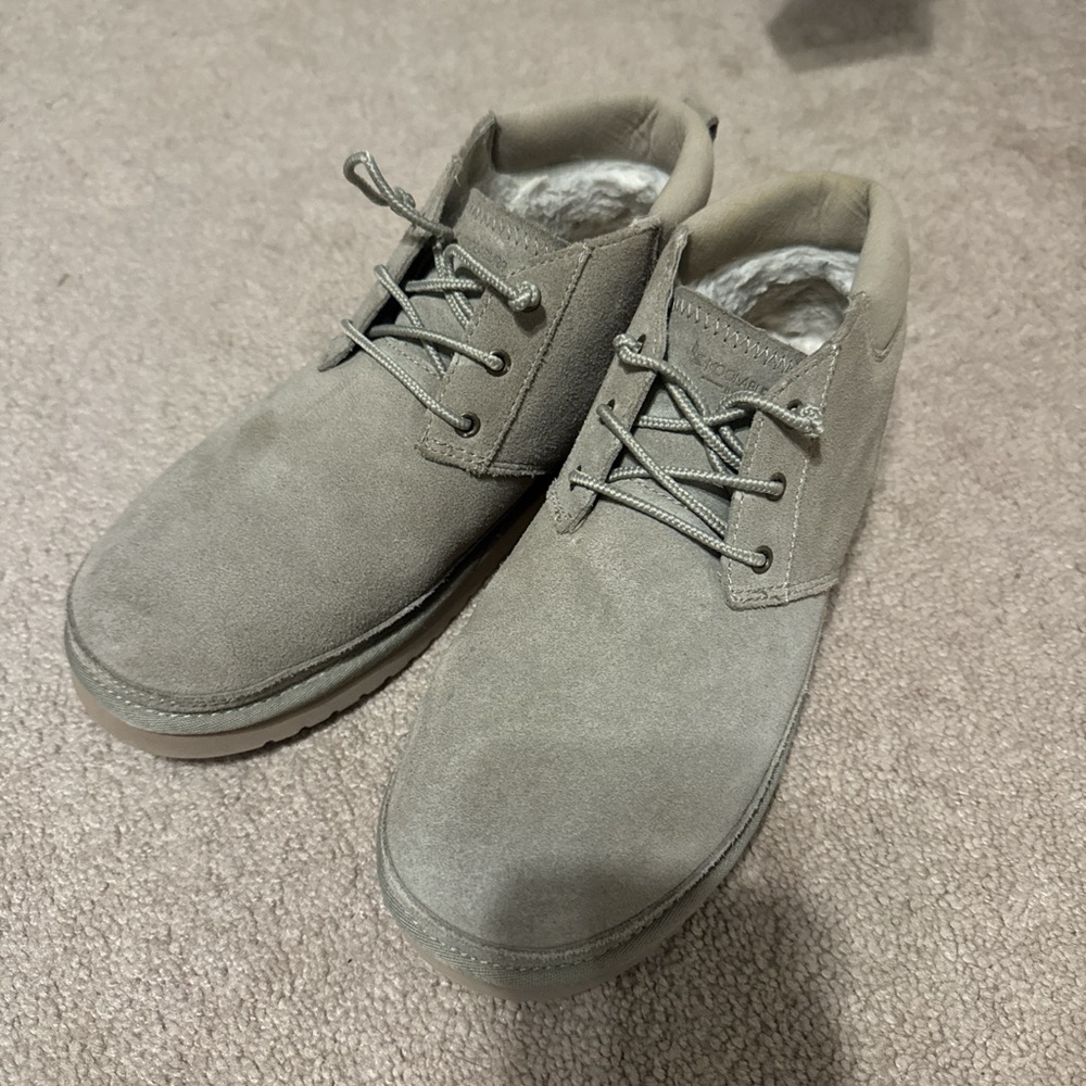 Koolaburra Gray Suede Ankle Boots